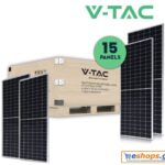 SET Φωτοβολταικό Πάνελ Mono 410W 15 τεμαχίων V-TAC 11551