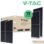 SET Φωτοβολταικό Πάνελ Mono 410W 15 τεμαχίων V-TAC 11552